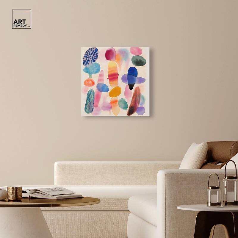 Dissolving Hues Canvas by Art Remedy, Gallery Wrapped