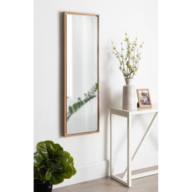 Kate and Laurel Evans Framed Wall Panel Mirror - 16x48