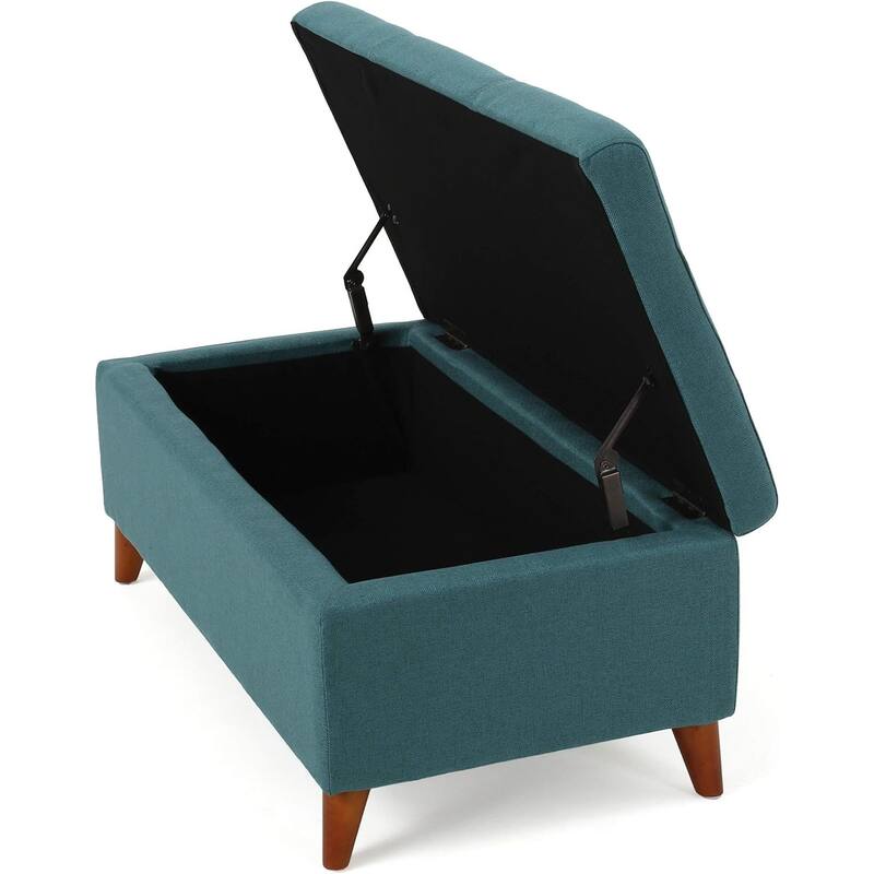Tufted Button Storage Ottoman Bench with Flip Top for Bedroom