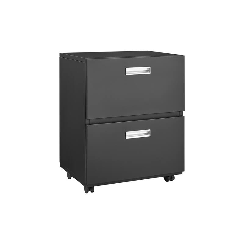 Office furniture Copier Cabinet black 2 door steel copier stand mobile pedestal file Printer Stand