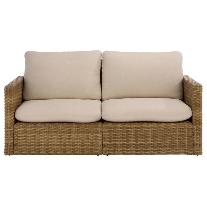 SAFAVIEH Outdoor Living Emma Sofa - 66"W x 32"D x 30"H
