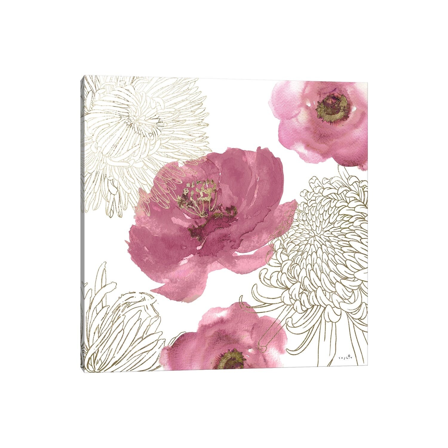 iCanvas "Dainty Girl" by Sophie 6 Canvas Print