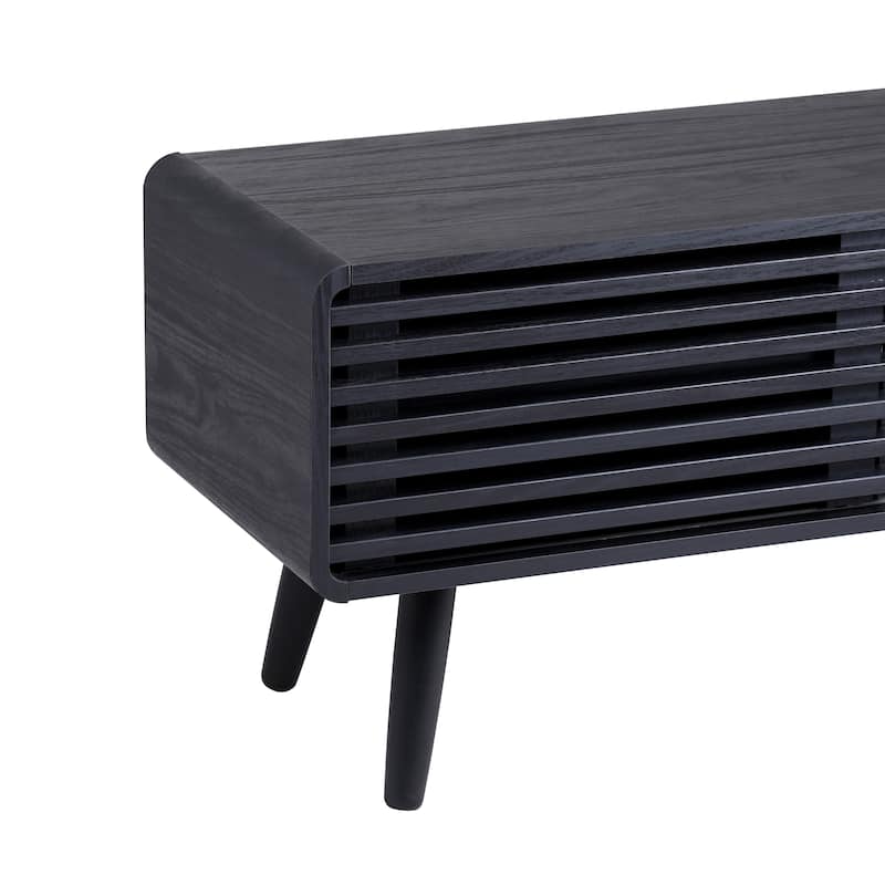 NPD Furniture Wilson 58 Inch Slat Low TV Stand
