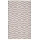 preview thumbnail 80 of 81, SAFAVIEH Handmade Flatweave Montauk Shkurte Cotton Rug 2'3" x 3'9" - Grey/Ivory - Rectangle