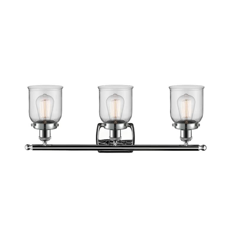 Innovations Lighting Small Bell 3 Light 26" Wide Vanity Light