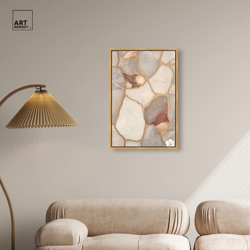 Textured Earthy Tones I Canvas by Art Remedy