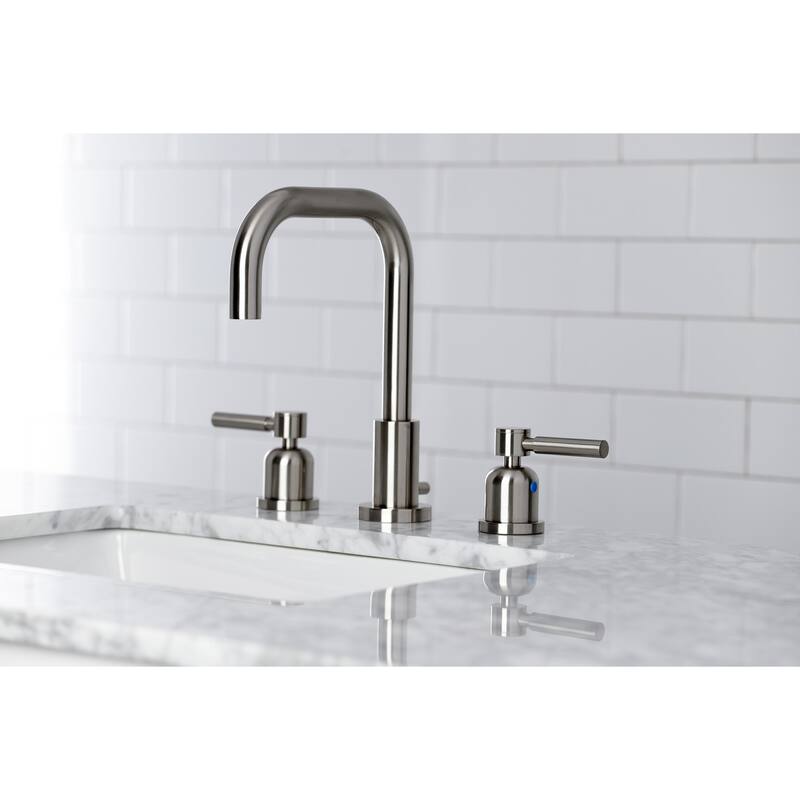 Kingston Brass Concord 8 in. Widespread Bathroom Faucet - Brushed Nickel
