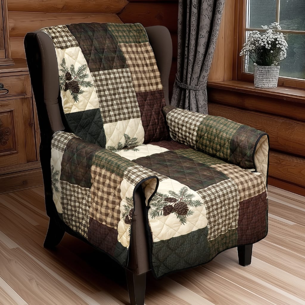 Donna Sharp Pine Panels Polyester Furniture Covers