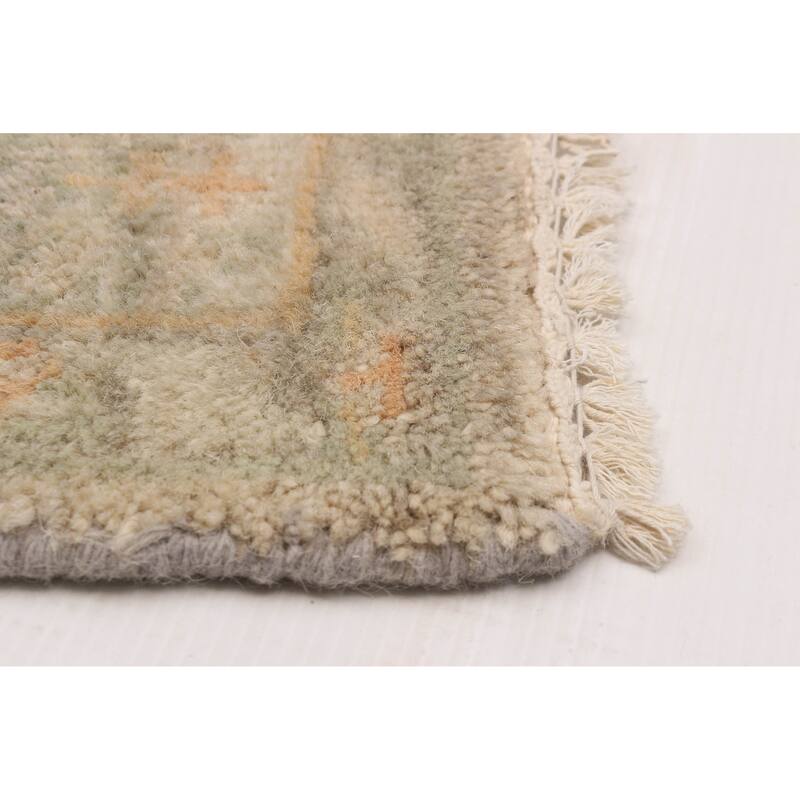 ECARPETGALLERY Hand-knotted Royal Oushak Grey Wool Rug - 4'0 x 6'0