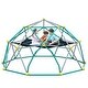 preview thumbnail 1 of 7, 12ft Geometric Dome Climber Play Center, Kids Climbing Dome Tower with Hammock, Rust & UV Resistant Steel Supporting 1000 LBS Grey