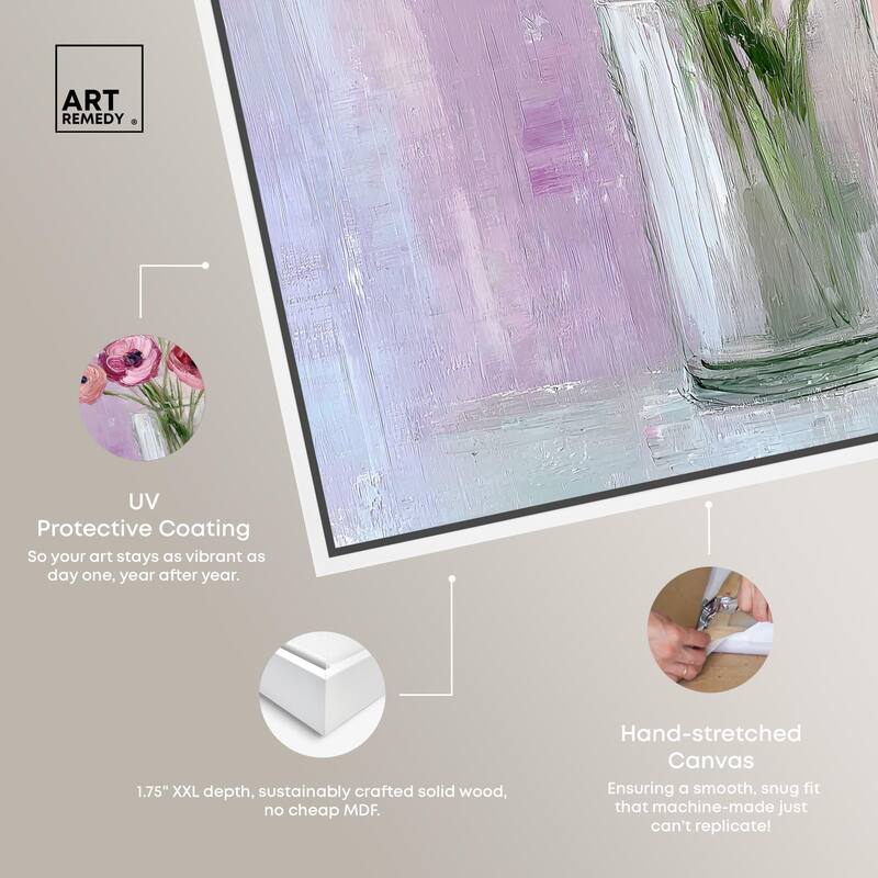 Glass and Grace Canvas by Art Remedy