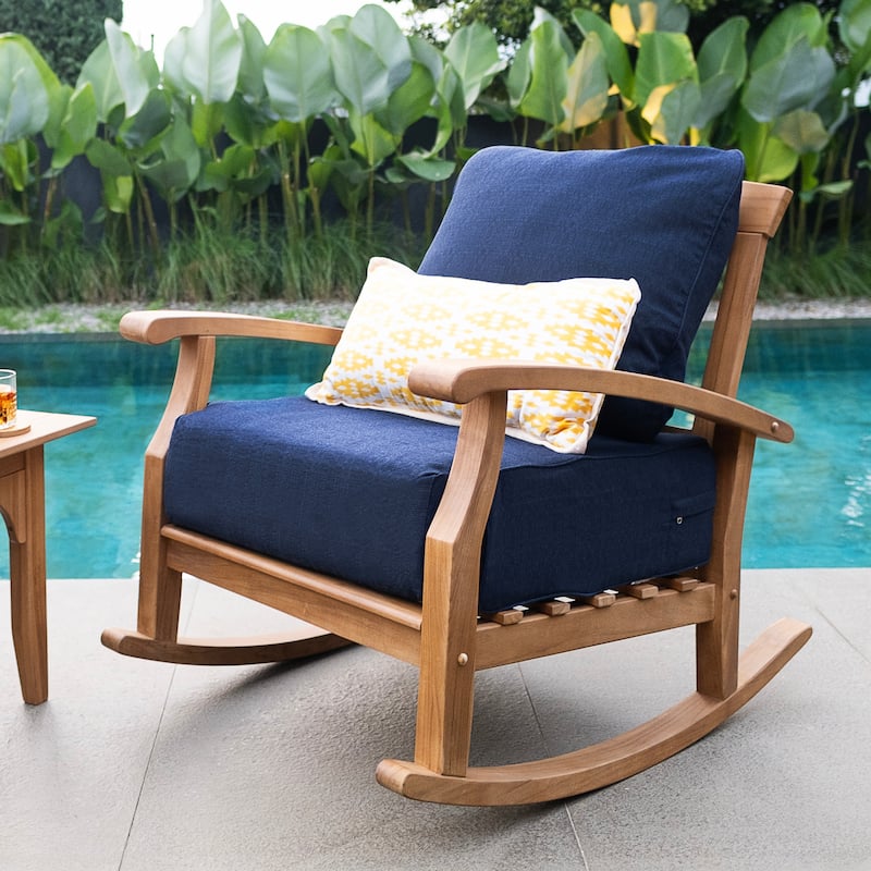 Cambridge Casual Leon 5-piece Teak Wood Patio Conversation Set