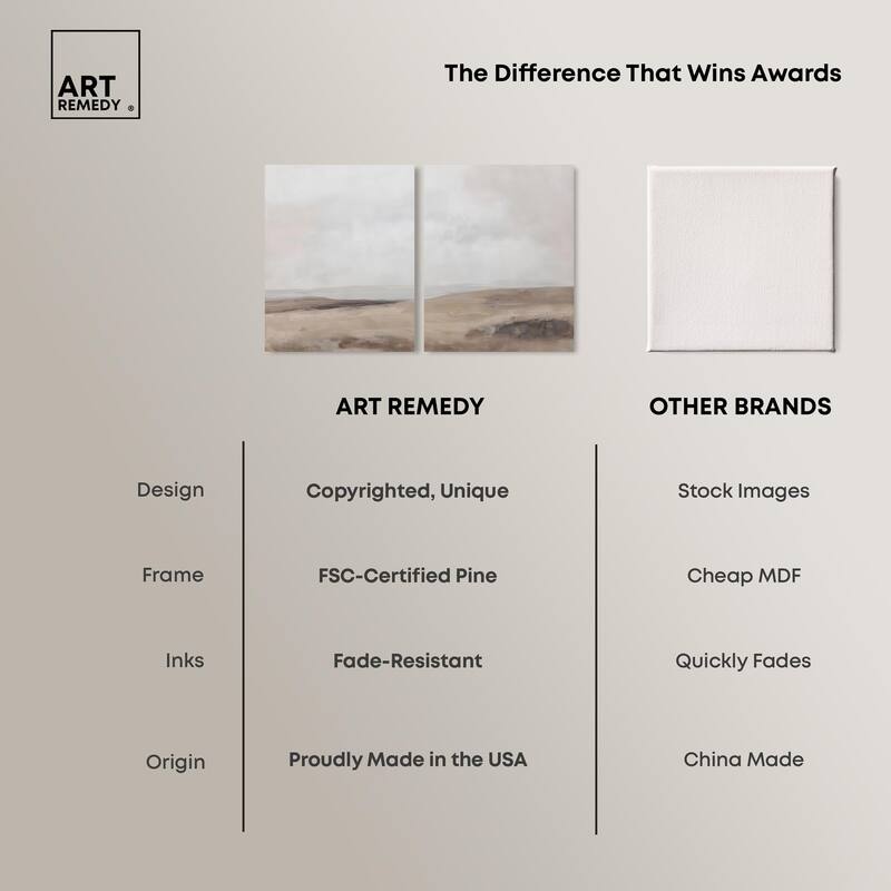 Quietude II Canvas Set of 2 by Art Remedy, Gallery Wrapped