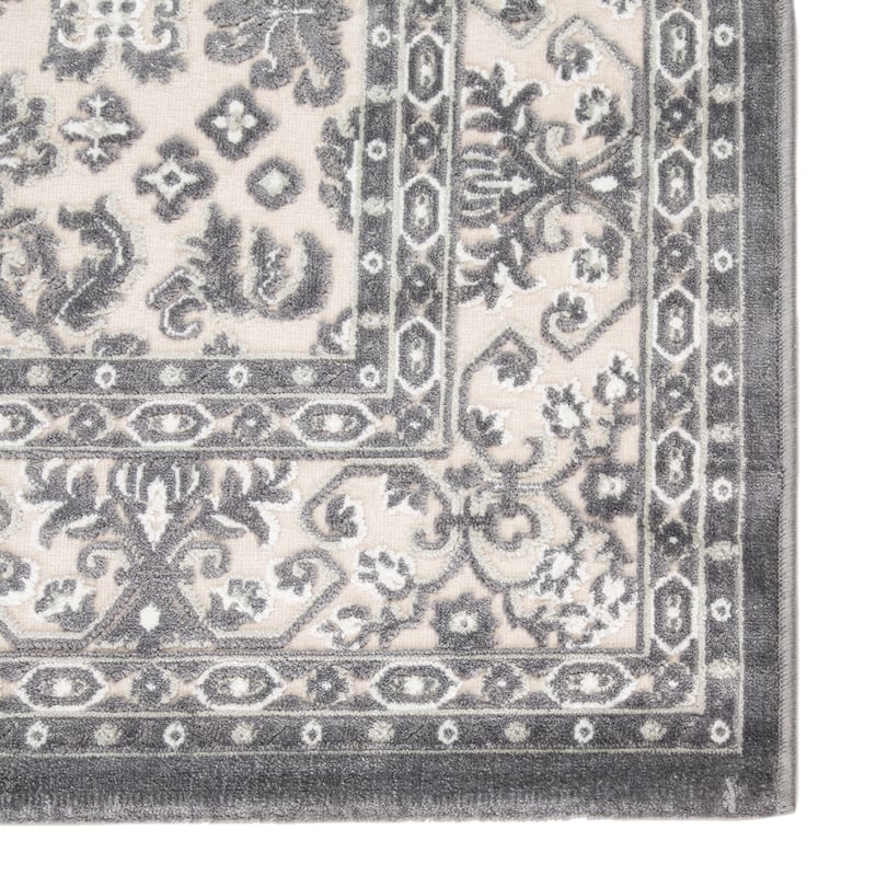 The Curated Nomad Blueberry Butte Damask Area Rug