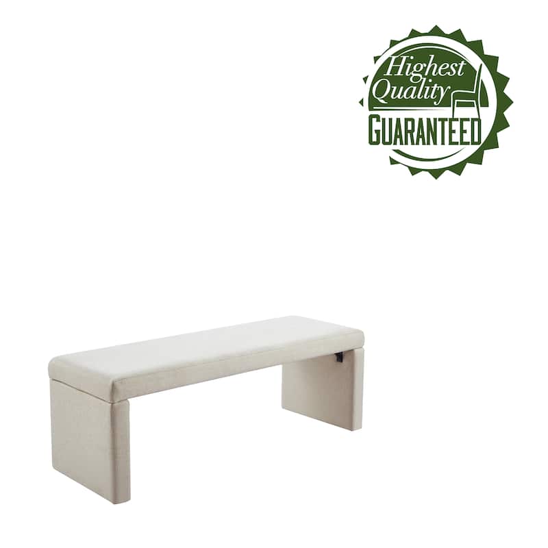 Porthos Home Cyril Fabric Upholstered Accent Bench
