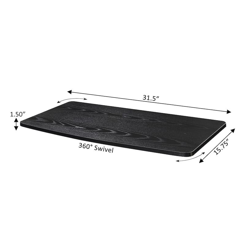 Convenience Concepts Designs2Go XL Single Tier Swivel Riser for TVs up to 37 Inches