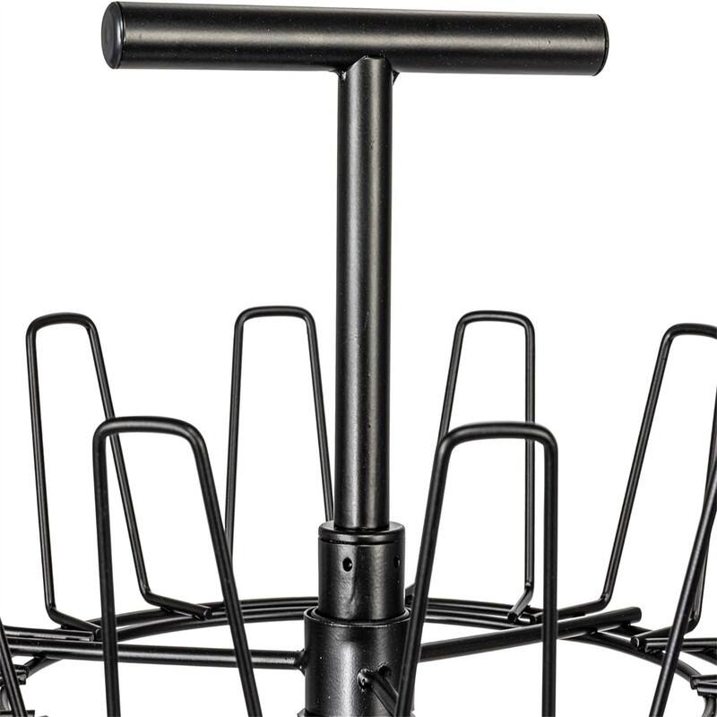 4 Tier Revolving Shoe Tree - 12"D x 12"W x 52"H