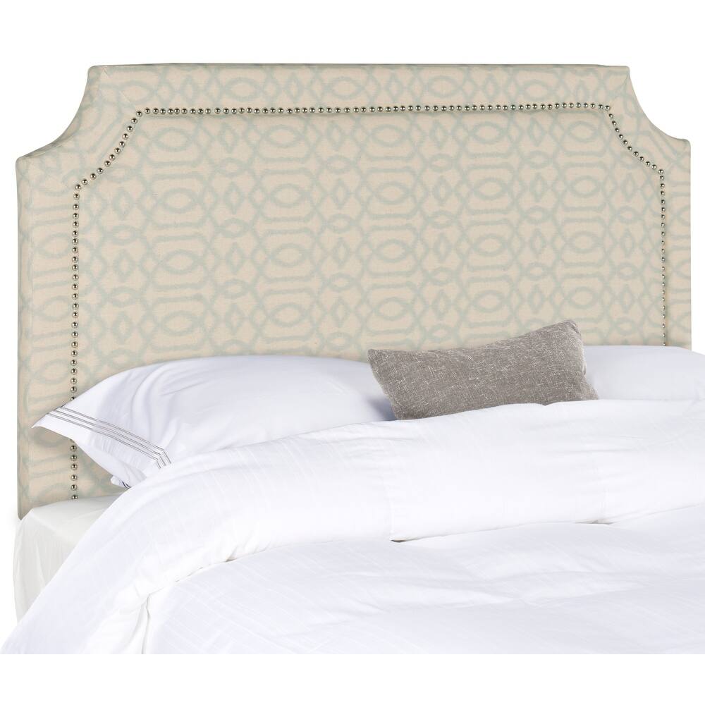 SAFAVIEH Star Taupe Linen Upholstered Headboard