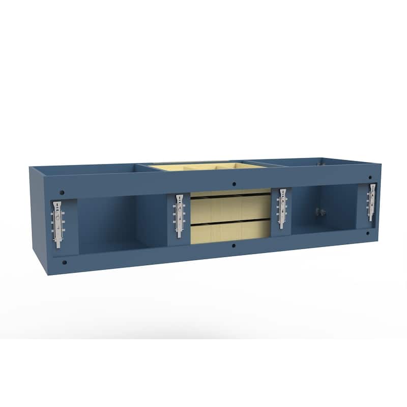 Alpine 60" Wall Mounted Bathroom Vanity (Base Only)