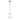 1-Light Brushed Nickel Dual Shaded Mini Pendant Light with Clear Glass and White Glass - Brushed Nickel