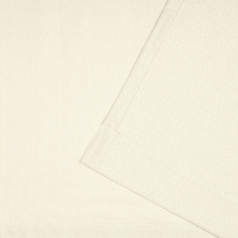 ATI Home Loha Linen Grommet Top Curtain Panel Pair