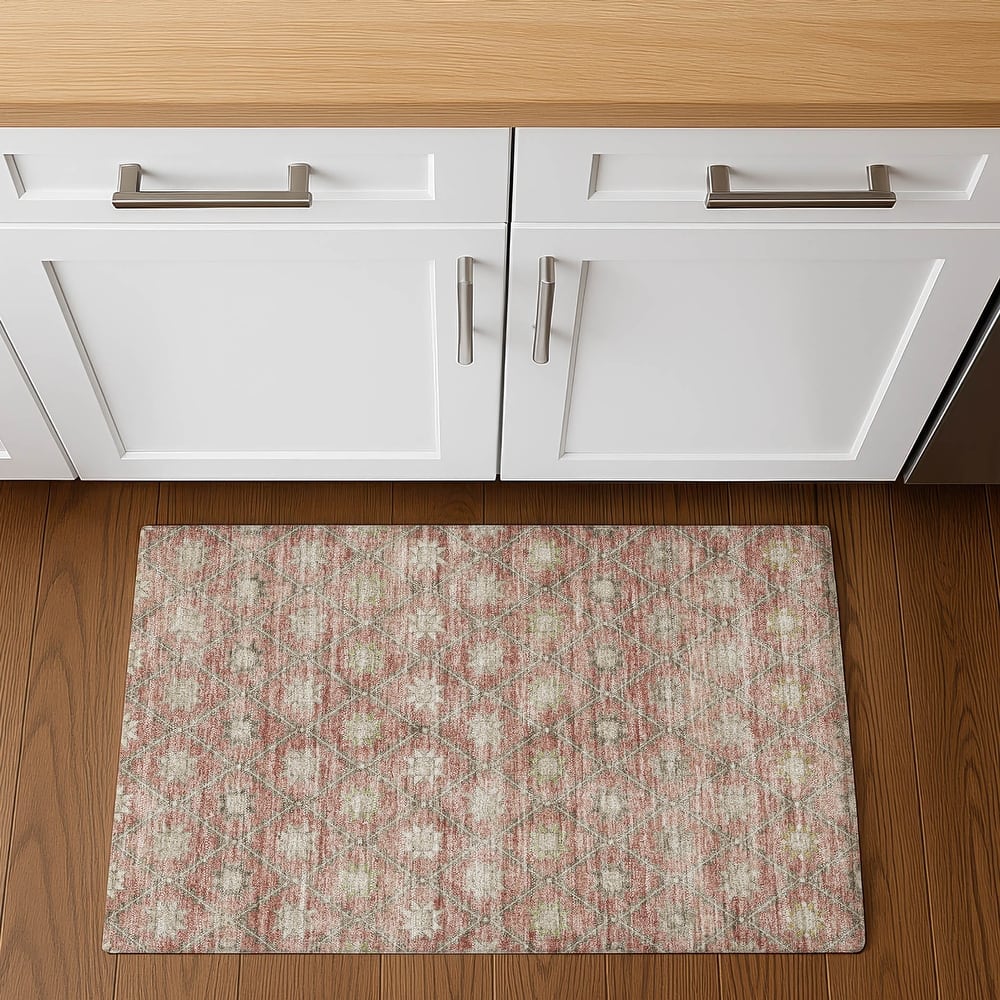 Premium Washable Super Soft Boho Trellis Mayfield Rug