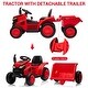 preview thumbnail 3 of 22, Hetoy Kids Ride on Tractor with Trailer