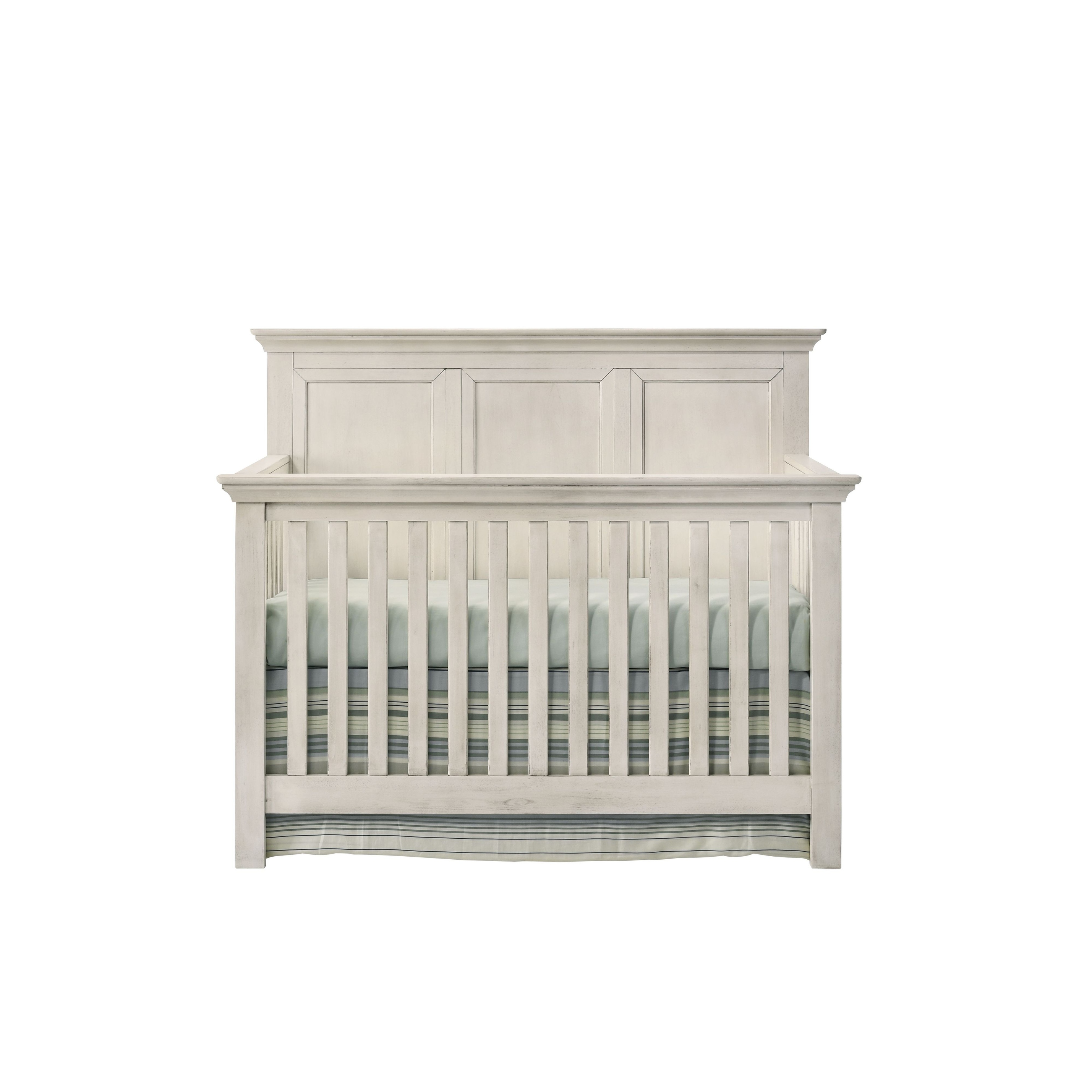 San Mateo 60 Wide Convertible Crib Rustic White Bed Bath Beyond 39307583
