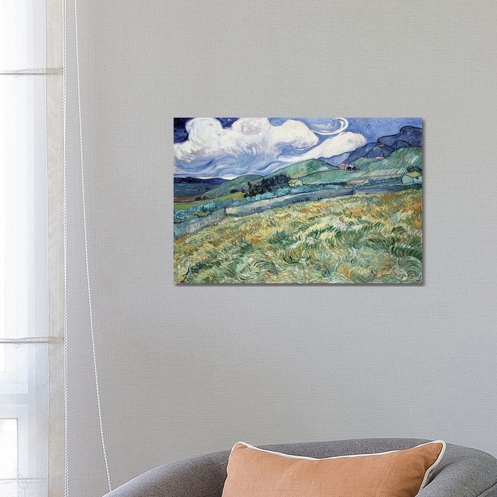 iCanvas "Landscape at Saint-Remy" by Vincent van Gogh Canvas Print