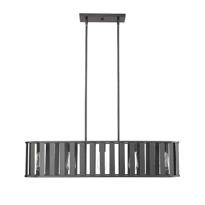 Millennium Lighting Freesia 6/8 Chandelier Ceiling Light - 6 Lights - Matte Black - 6 Lights