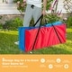 preview thumbnail 9 of 7, Costway Giant 4 in A Row Connect Game Carry & Storage Bag for Life - See Details