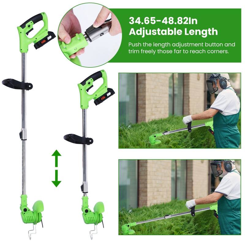 Cordless Grass Trimmer Rechargeable Lawn Mower