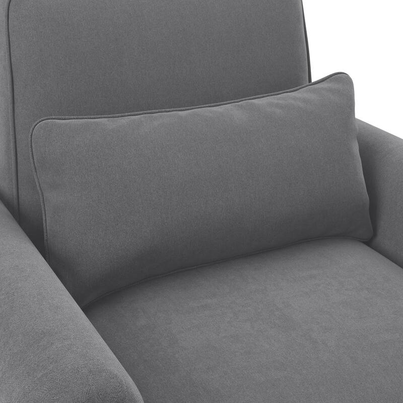 Bush Furniture Coventry Living Room Accent Chair with Ottoman Set