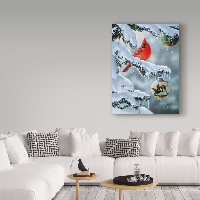 Wilhelm Goebel 'Christmas Companion' Canvas Art