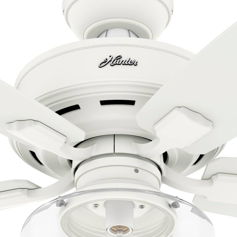 Hunter 52" Bennett Ceiling Fan with Bowl LED Light Kit and Handheld Remote - Transitional, Modern Farmhouse