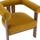 preview thumbnail 13 of 24, Gilbert Modern Upholstered Round Arm Accent Chair by Christopher Knight Home