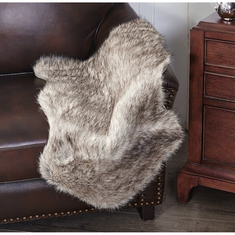 Serenta Shag Sheepskin Silky FauxFur Area Rug Sofa Decor - 24" x 36" - 24" x 36"