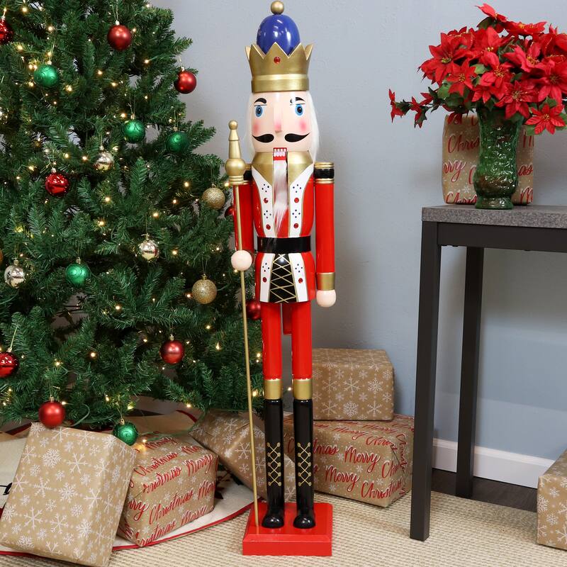 Balthazar the Protector Indoor Nutcracker Statue - 48-Inch
