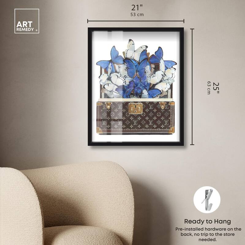 Luxurious Butterflies Shadowbox by Art Remedy