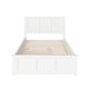 preview thumbnail 5 of 4, Madison White Full Platform Bed with Twin Trundle