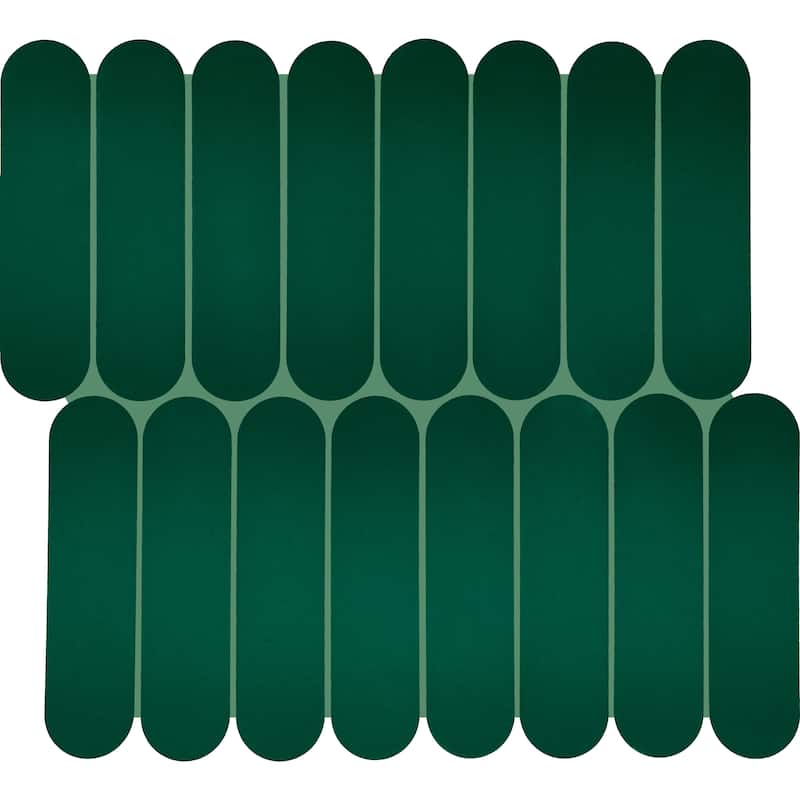 Daltile Artefino Element 1.5 x 6 Capsule Mosaic (10 PC Per Carton) (10.00 SQFT Per Carton) - Green