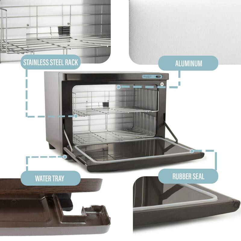 2in1 Towel Warmer UV Sterilizer (20L) for Salon Spa Beauty Massage and Home Use - N/A