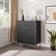 preview thumbnail 31 of 68, Manhattan Comfort Dumbo Modern 5-Drawer Tall Dresser.