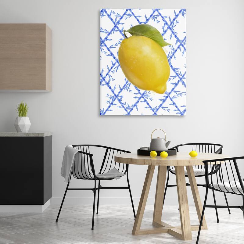 Stupell Lemon Over Bamboo Vines Canvas Wall Art Design By Matthew Piotrowicz