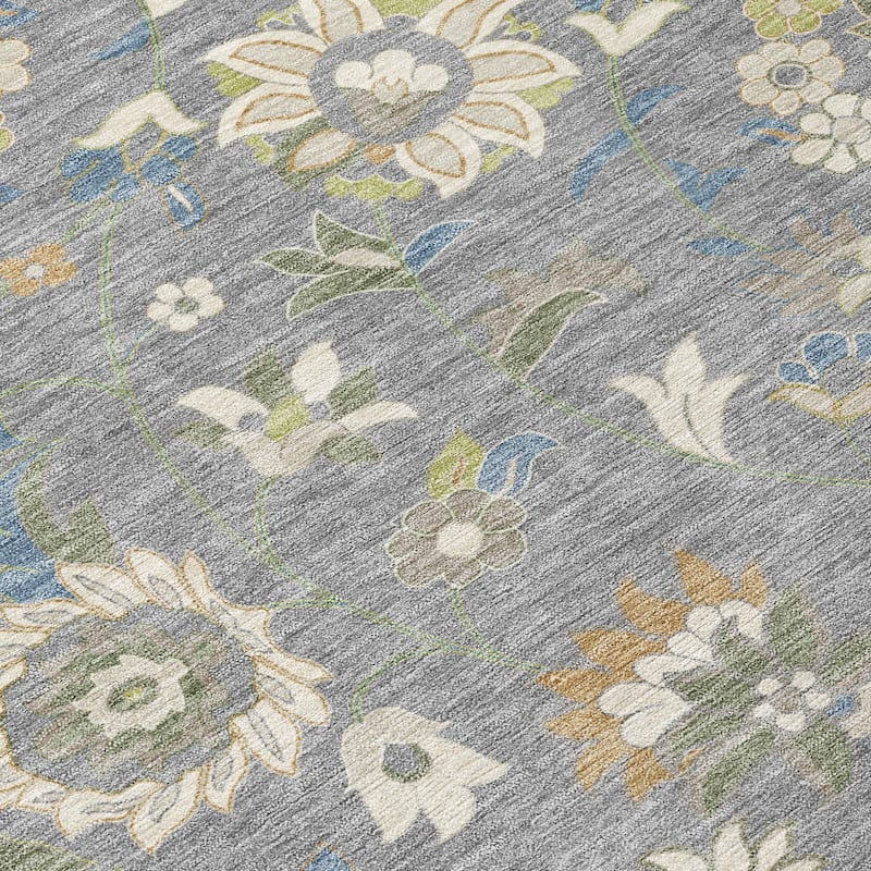 Machine Washable Indoor/ Outdoor Traditional Chantille Rug