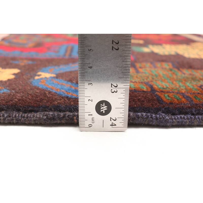 ECARPETGALLERY Hand-knotted Teimani Red Wool Rug - 3'7 x 6'0