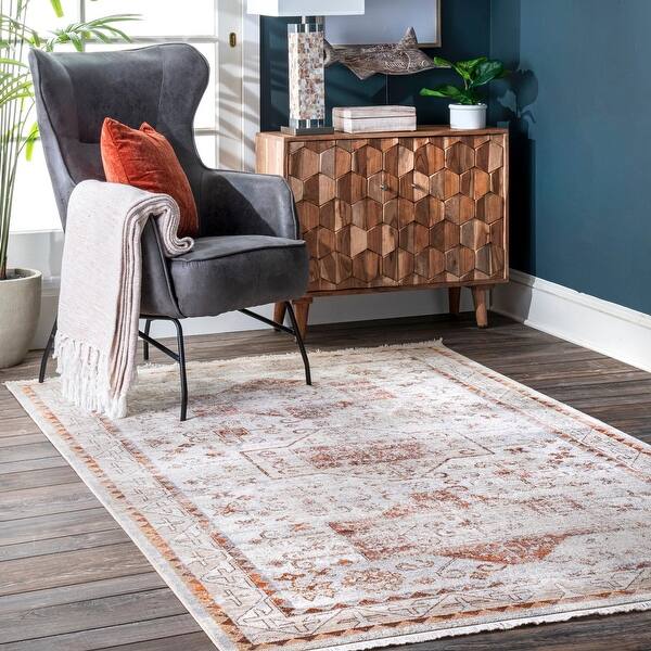 Shop Nuloom Zahra Faded Native Panels Area Rug Overstock 30815095
