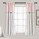 preview thumbnail 54 of 152, Lush Decor Linen Button Single Panel Window Curtain