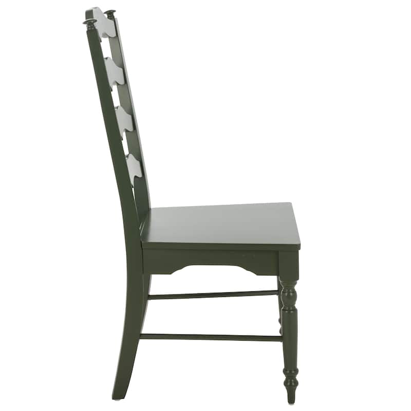 SAFAVIEH HOME Rasia Ladder Back Side Chair - 19"W x 22"D x 41"H