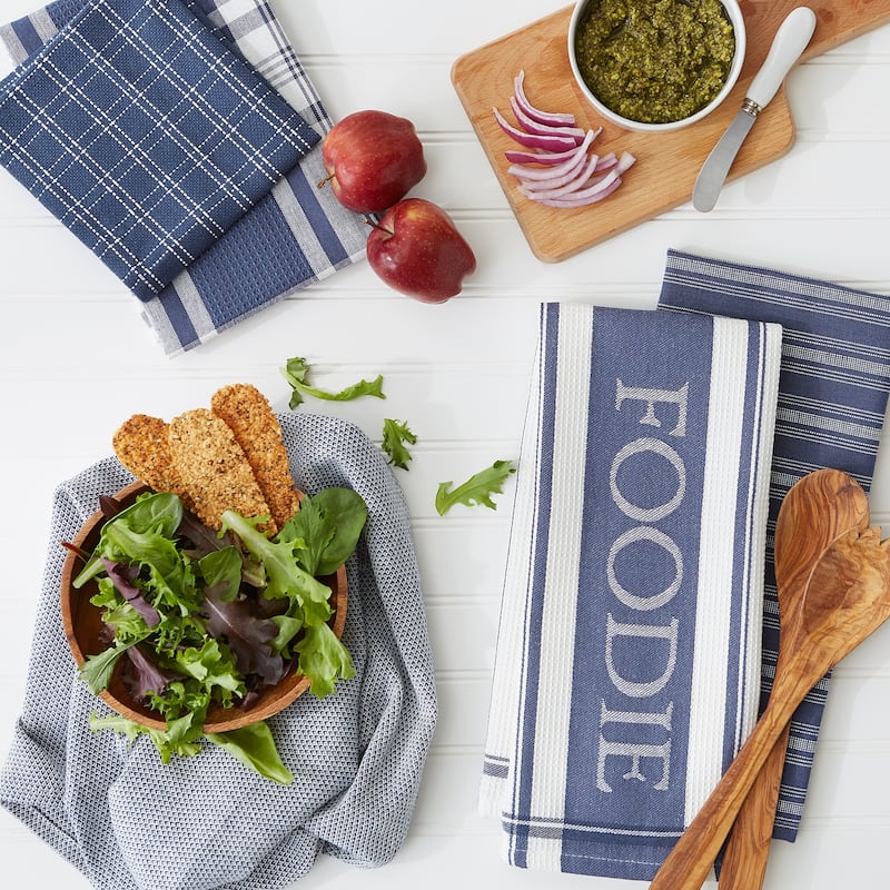 DII Foodie Dishtowel And Dishcloth 5 Piece